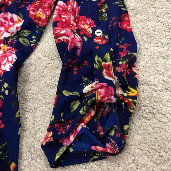 Beautiful floral semi-transparent dress - Picture 4 of 4